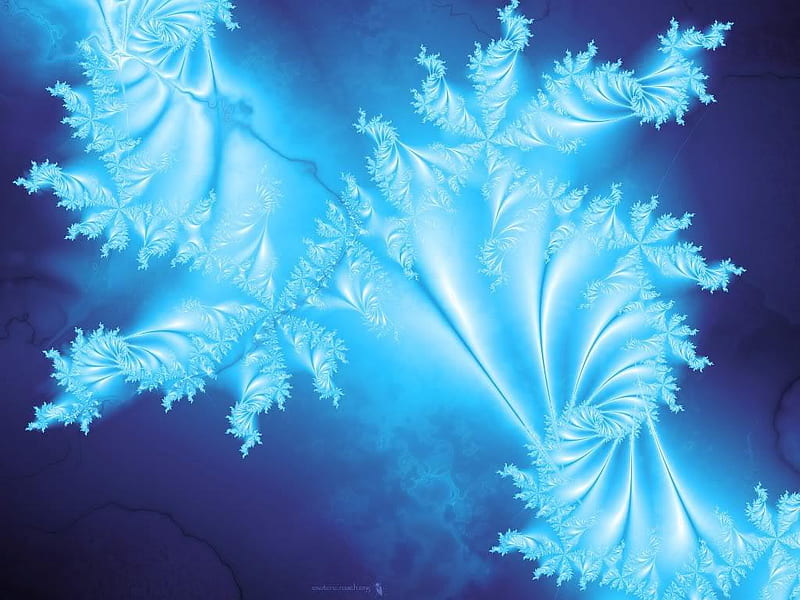 law of ice 1024x 768.jpg, glow, ice, neon, fancy, law, blue, HD wallpaper