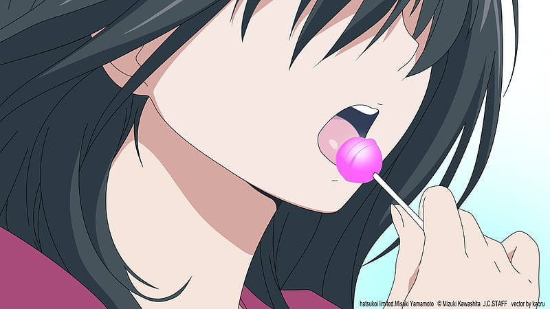 Girl, lollipops, anime, art, HD phone wallpaper | Peakpx