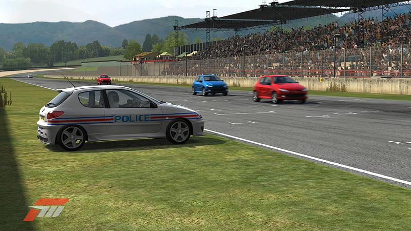 French Police 2, french, forza, trap, forza 3, racers, radar, speed, cop, police, HD wallpaper