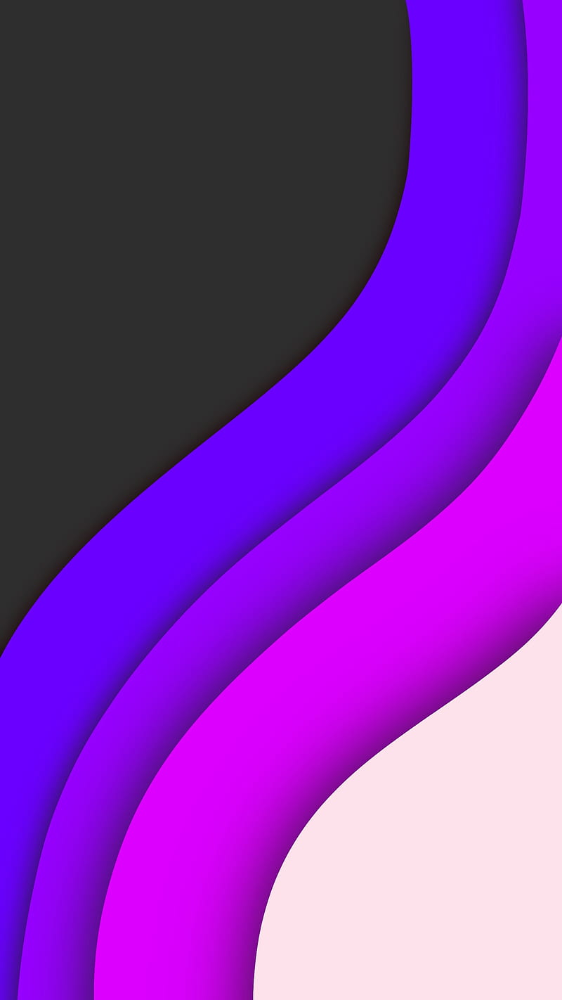 Color Layers 06, Color, FMYury, abstract, art, black, blue, bright, clear, colorful, colors, desenho, flat, layers, material, materials, opposite, purple, shadows, ultraviolet, violet, white, HD phone wallpaper