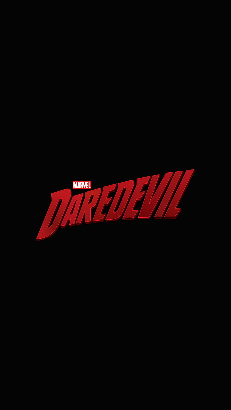 Daredevil Dark, daredevil, devil, netflix, marvel, heroes, hero, black, dare, logo, superhuman, HD phone wallpaper