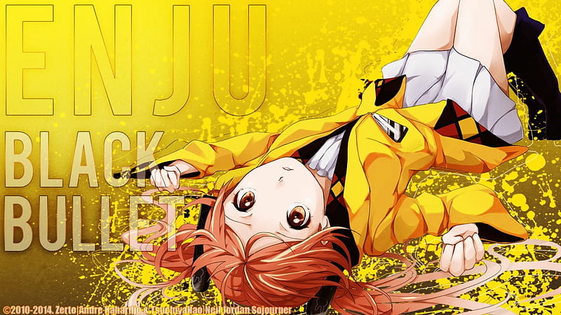 HD Cute Enju Aihara Black Bullet Anime Wallpaper