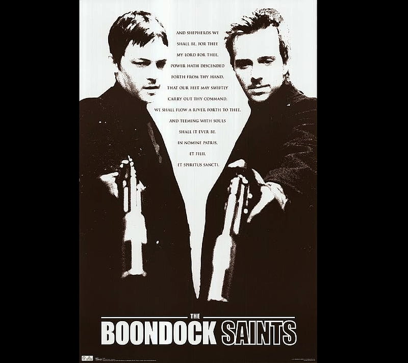 The Boondock Saints, boondock, classic, guns, movie, prayer, saints, HD wallpaper