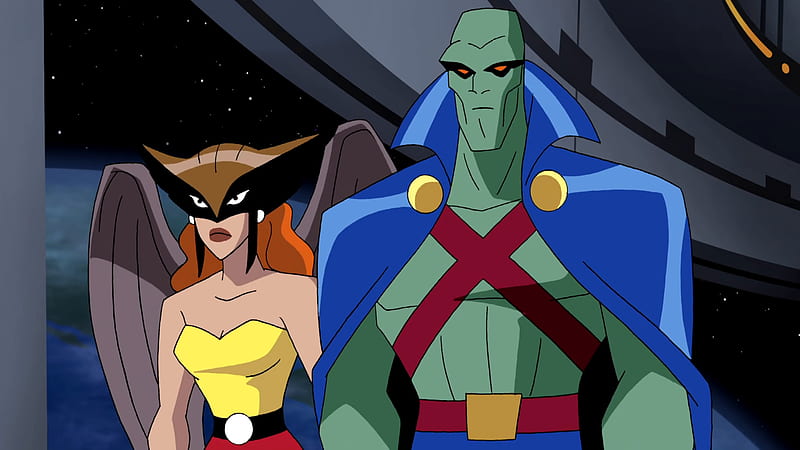 Justice League, Hawkgirl (DC Comics) , Martian Manhunter , Shayera Hol, HD wallpaper