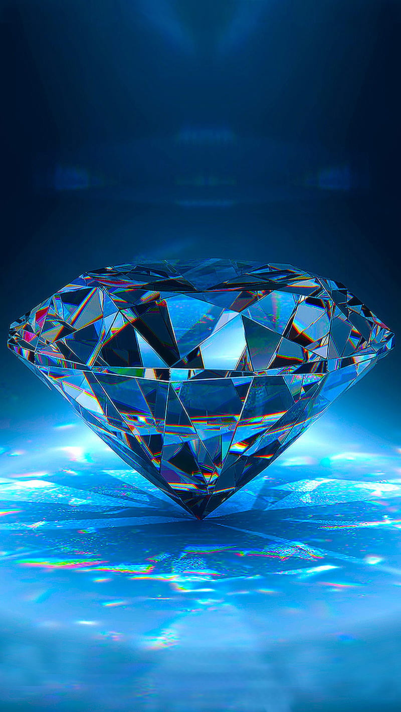 diamond stone, blue, diamond, siempre, shine, stone, HD phone wallpaper