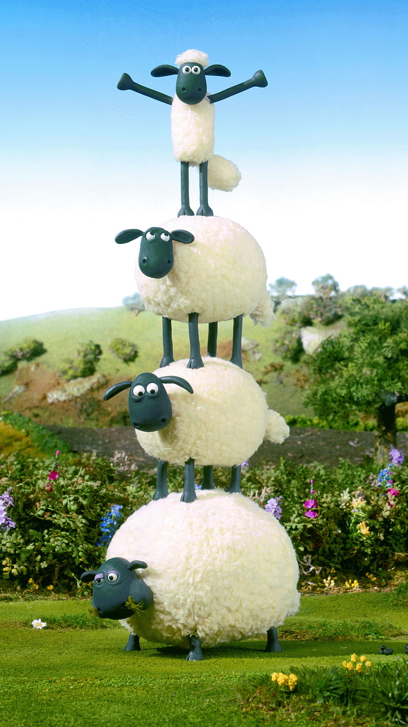 Sheep, cartoon, shaun, HD phone wallpaper | Peakpx