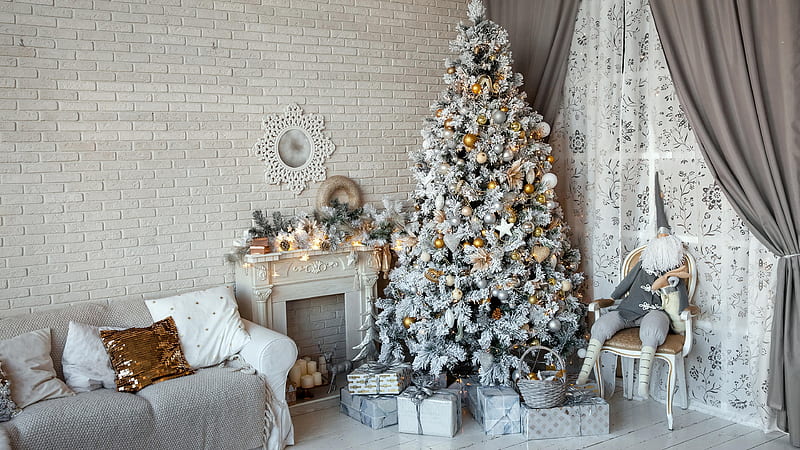 Christmas Tree With Christmas Ornaments Christmas Tree, HD wallpaper