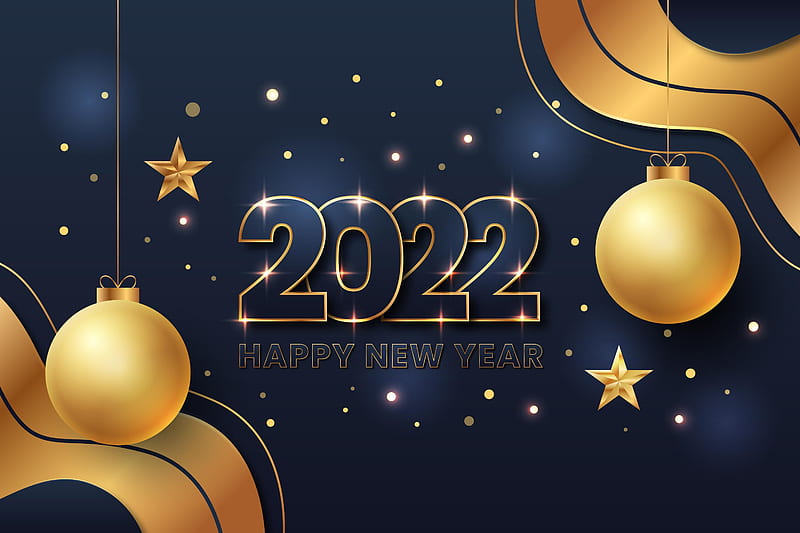 Holiday, New Year 2022, Happy New Year, HD wallpaper