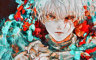 Wallpaper Kaneki Ken, Tokyo Ghoul, Manga, Red Eye - Resolution:1514x1080 -  Wallpx