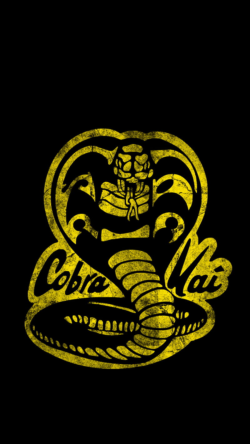 Cobra Kai 2018, karate, kid, sport, nike, logo, cool, black, HD phone wallpaper
