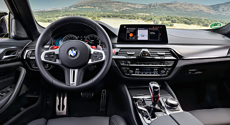 Bmw m5 interior hi-res stock photography and images - Alamy