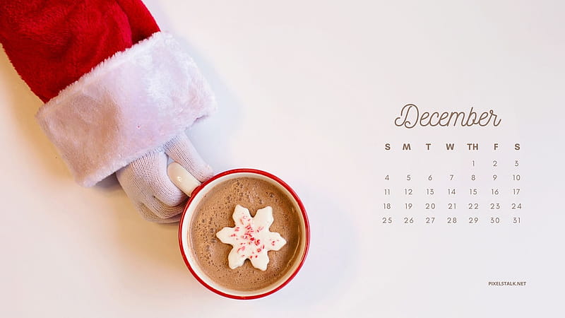 December 2022  Gingerbread Desktop Calendar Free December Wallpaper