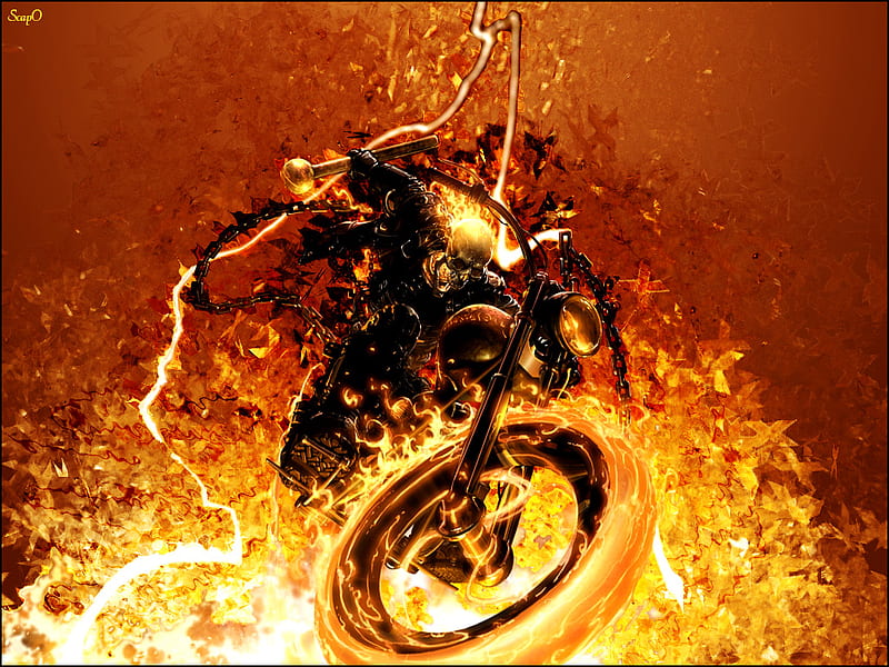 GhostRider, ghost rider, marvel, comic, other, HD wallpaper