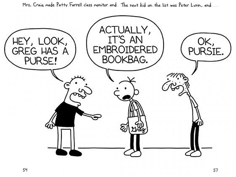 Diary of a Wimpy Kid, pick, movie, books, black and white, purse, funny, HD wallpaper
