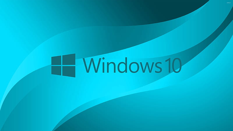 Windows 10 Light Blue Background Light Blue, HD wallpaper