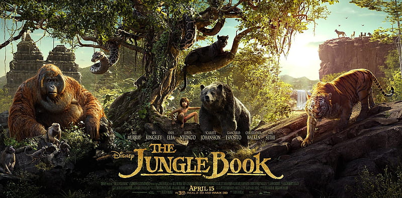 Dinsey The Jungle Book Movie, the-jungle-book, movies, animated-movies, 2016-movies, HD wallpaper