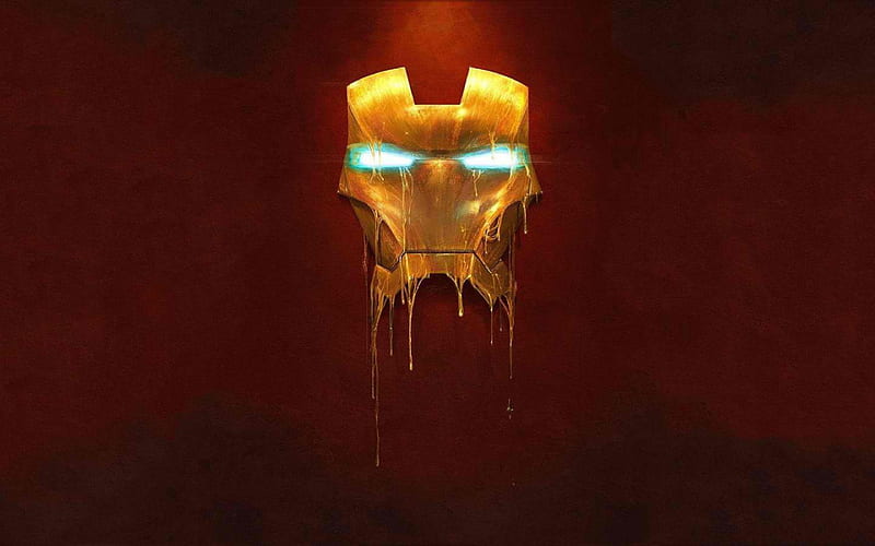 Iron Man Melting, gold, iron man, marvel, red, stark, whatsapp, HD wallpaper  | Peakpx