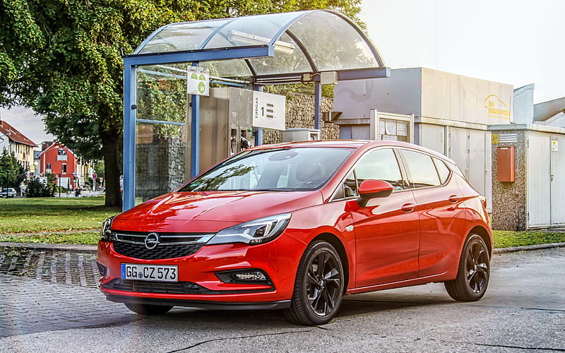 Opel Astra CNG 2018 cars, road, Opel Astra, german cars, Opel, HD wallpaper