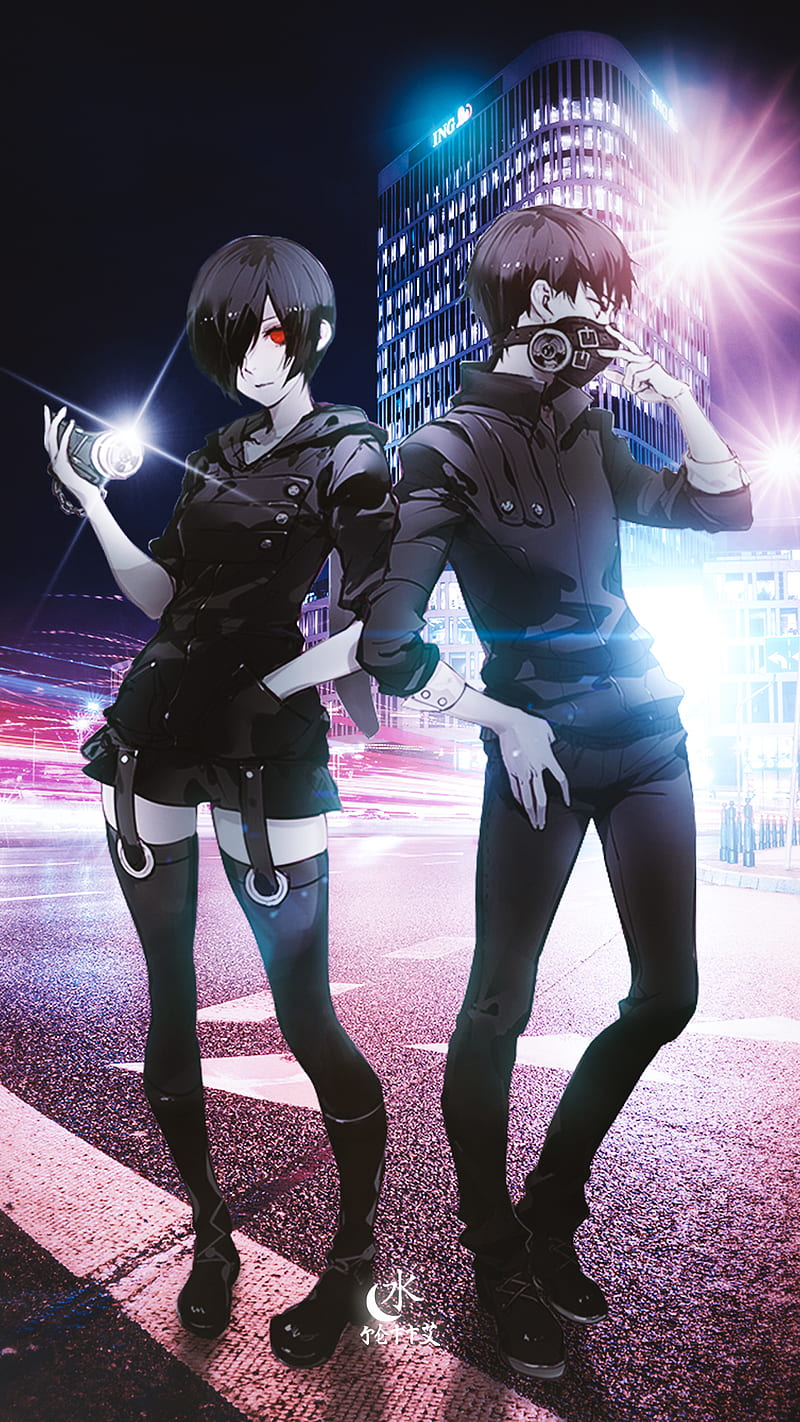 Tokyo ghoul, anime couple wallpaper