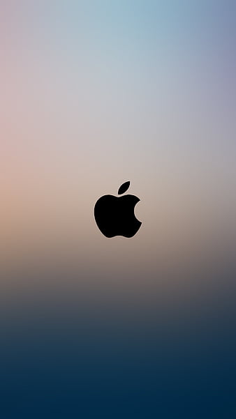 Apple iPhone, apple logo, blur, iphone 6, iphone 7, iphone 8, iphone x, logo, HD phone wallpaper