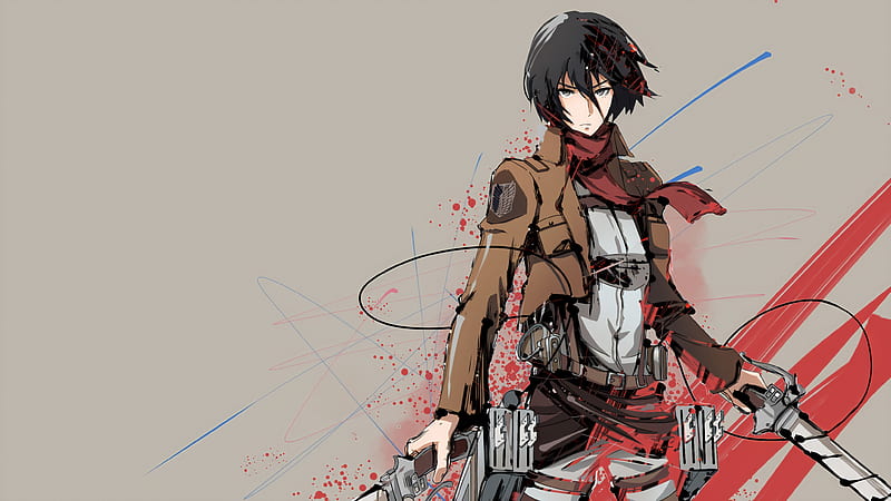 Anime, Attack On Titan, Mikasa Ackerman, HD wallpaper | Peakpx