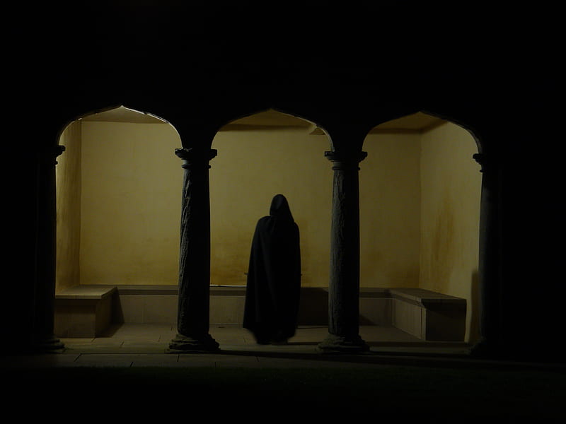 Death awaits., grim reaper, architecture, death, gothic, darkness, sinister, night, HD wallpaper