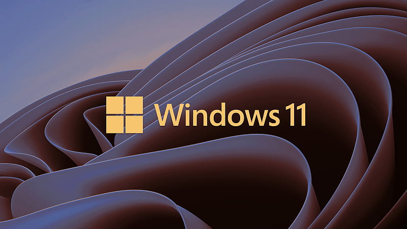 Mauve Color Windows 11 Logo Microsoft Minimalist Operating System Windows 11, HD wallpaper