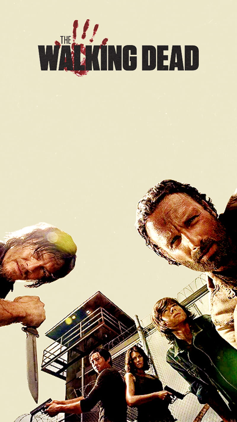 the walking dead, andrew lincoln, daryl dixon, glenn, maggie, norman reedus, rick grimes, zombies, HD phone wallpaper