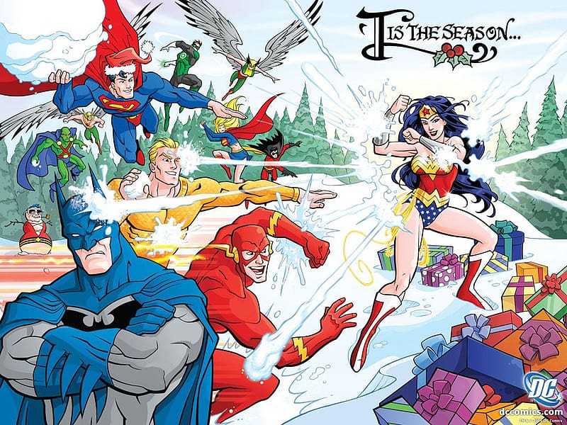 Batman Notes - #JusticeLeague snowball fight;-) #Christmas # Batman  #Superman #WonderWoman #DCComics #funny #humor #lol / Twitter, HD wallpaper  | Peakpx