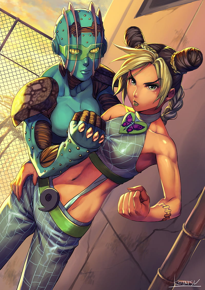 Jolyne Cujoh, foo fighters, hermes, jojo jjba, jojos bizarre adventures, kujo jotaro, manga, part6, stand, stone , stone ocean, HD phone wallpaper