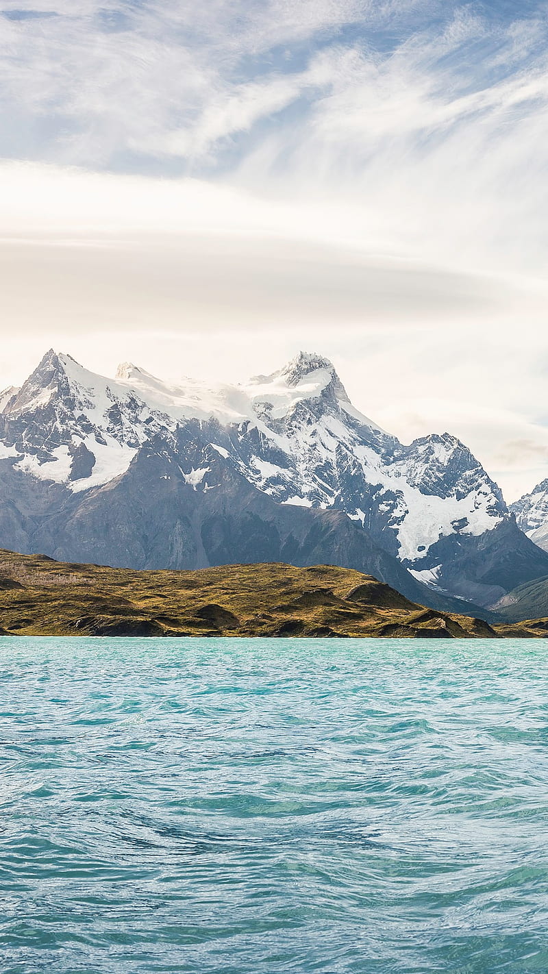 mountains, landscape, wilderness, water, HD phone wallpaper