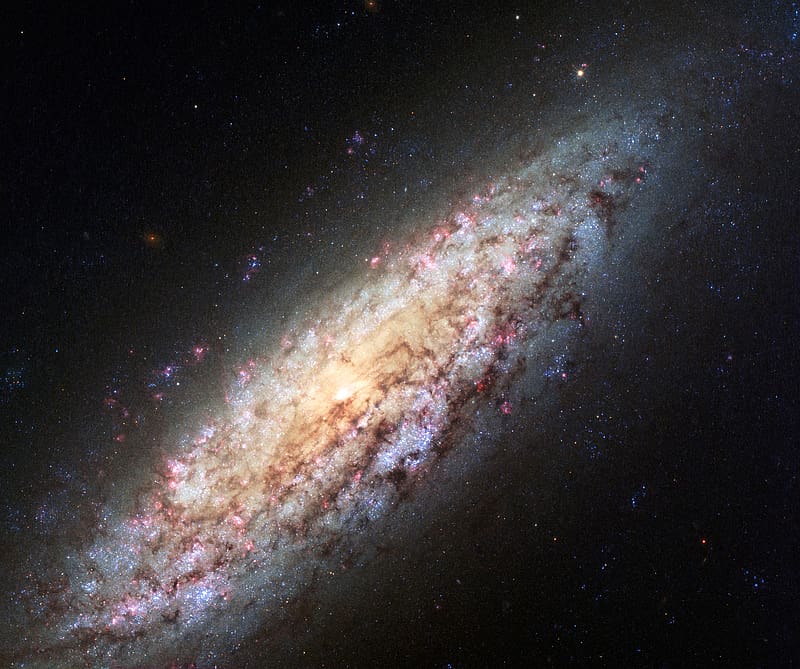 Galaxy, Space, Sci Fi, Nasa, Hubble Space Telescope, Ngc 6503, HD wallpaper