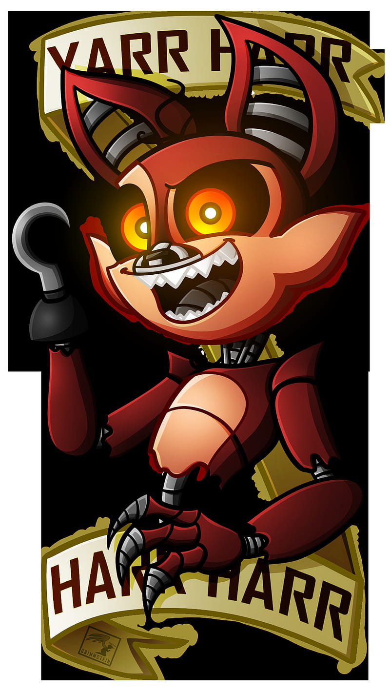 Foxy Finds You Funny, fnaf, foxy, laughing, pirate, HD phone wallpaper