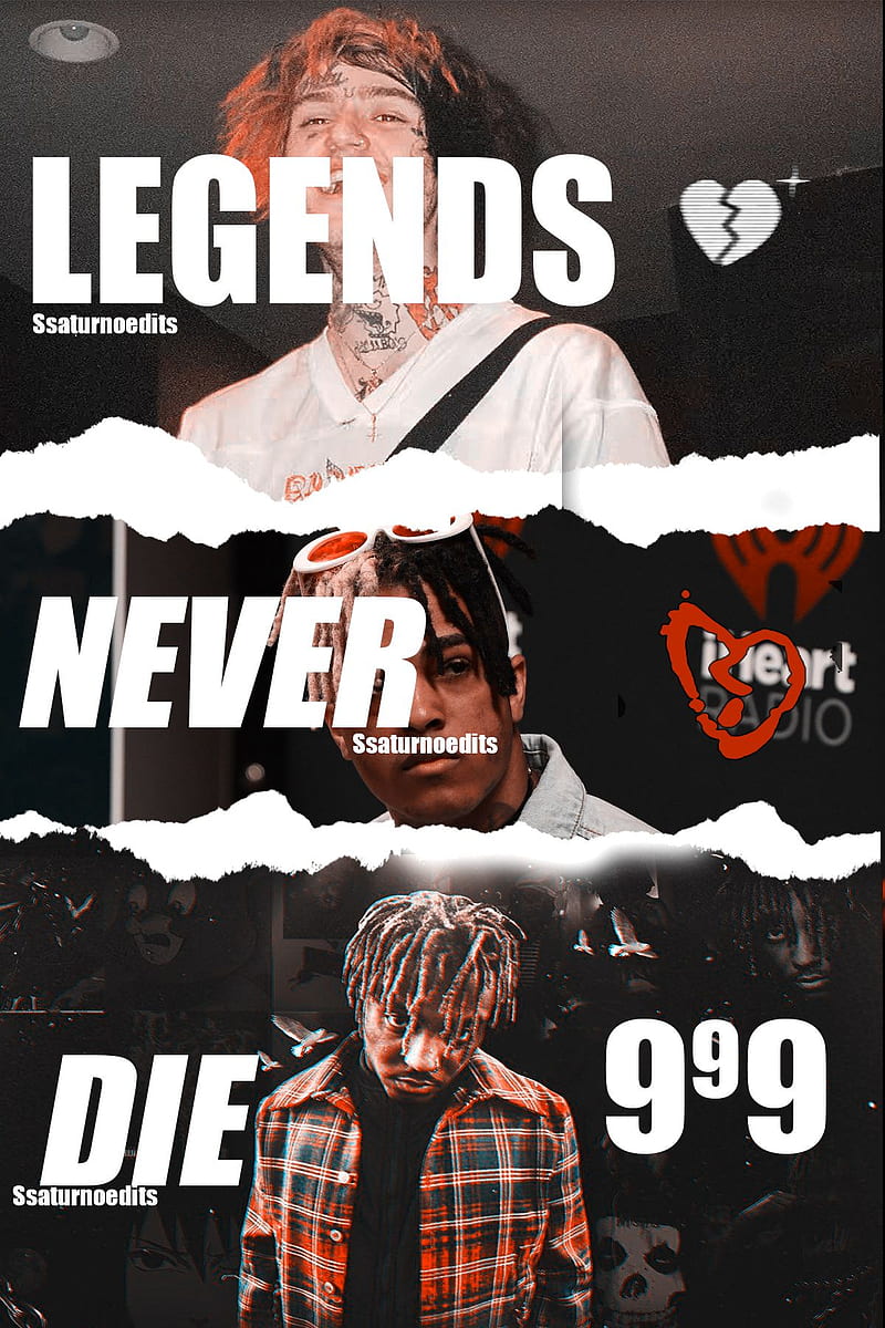 Legendary supreme, hellboy, juice wrld, legends never die, lil