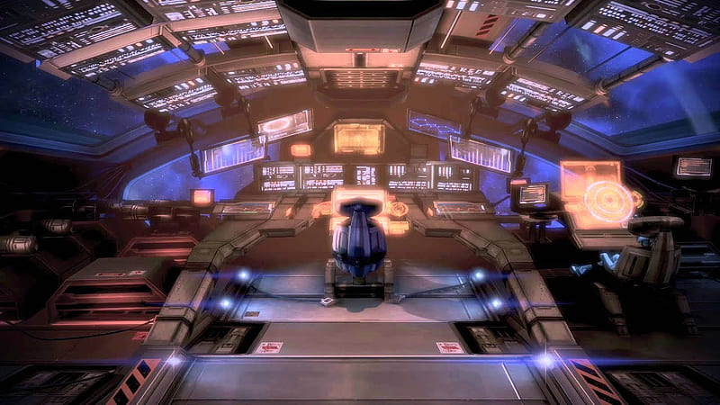 Mass Effect 3 The Normandy SR2 Cockpit Dreamscene Video, HD wallpaper