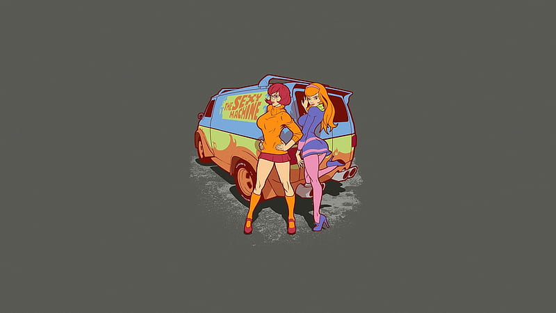 Daphne, velma, scooby doo hi-res stock photography and images - Alamy