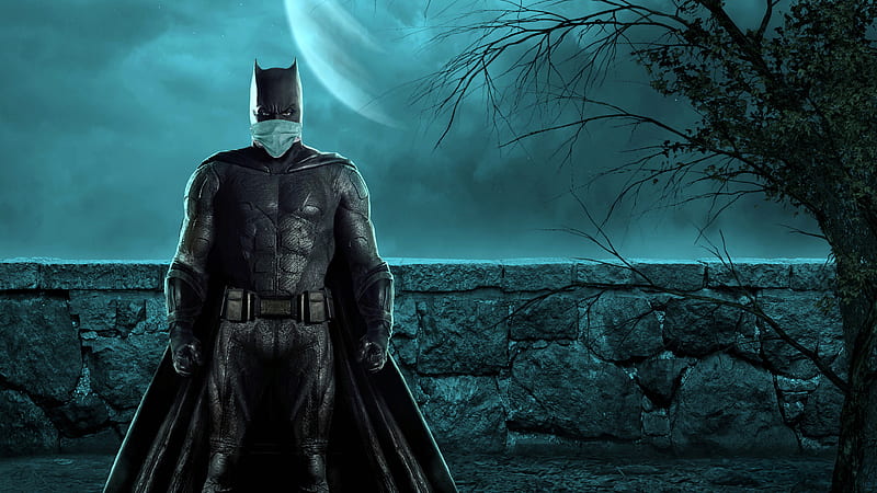 Batman Protection From Coronavirus, batman, superheroes, artist, artwork, digital-art, HD wallpaper