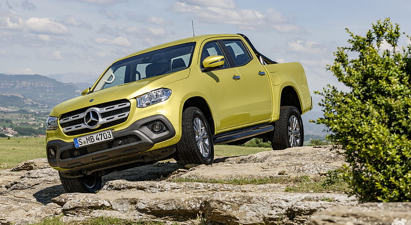 2018 Mercedes Benz X Class Pickup Line Progressive Color Limonite Yellow Metallic Off Road