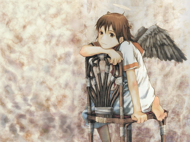 Haibane Renmei, anime, angel, HD wallpaper | Peakpx