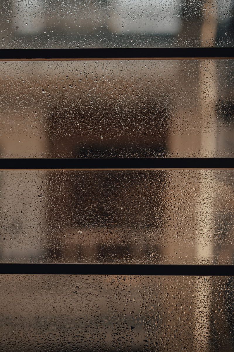drops, rain, moisture, glass, window, HD phone wallpaper