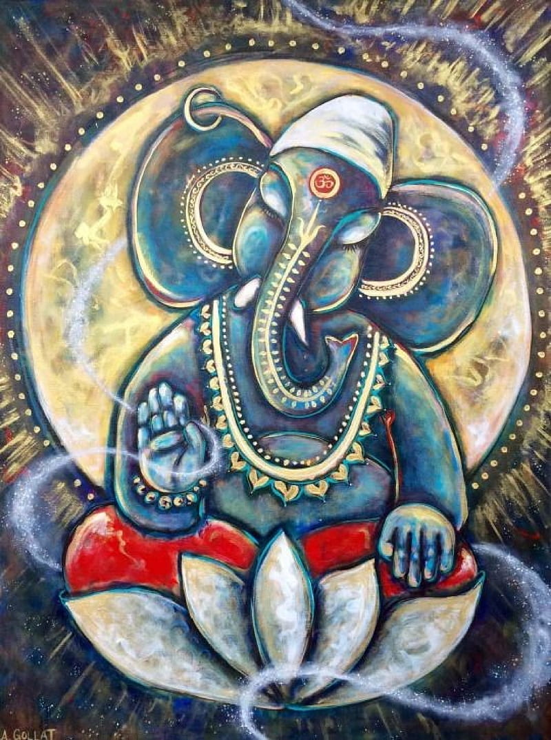 Ganesha , adiyogi, adyjunior, HD phone wallpaper