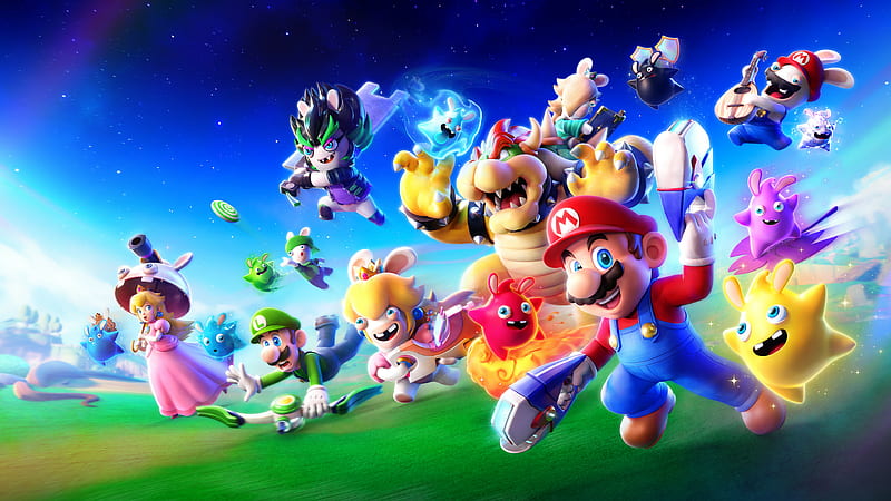 Papel de parede Jogo para pc em hd Mario e Rabbids Kingdom Battle   Personagens de videogame, Arte de super mario, Desenhos do mario