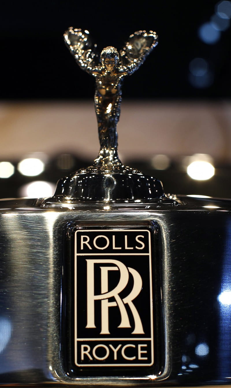 Rolls Royce Logo, awesome, cool, HD phone wallpaper