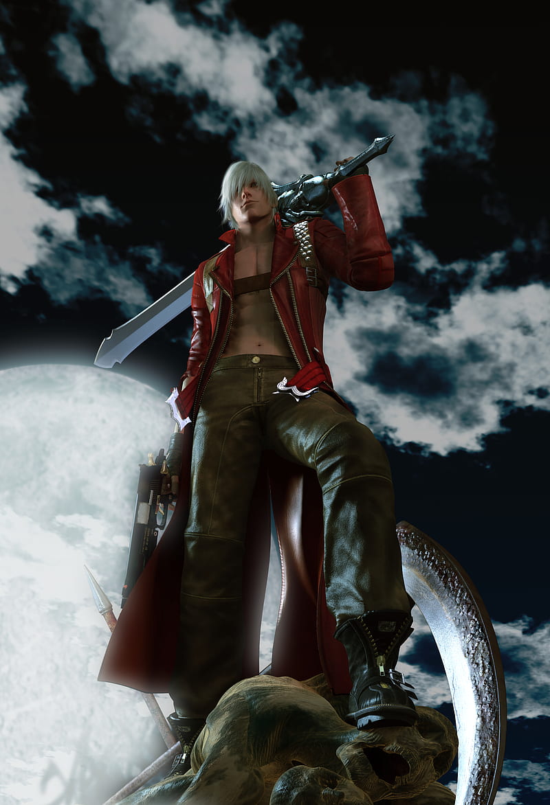 Wallpaper art, dante, dmc, devil may cry 5 for mobile and desktop