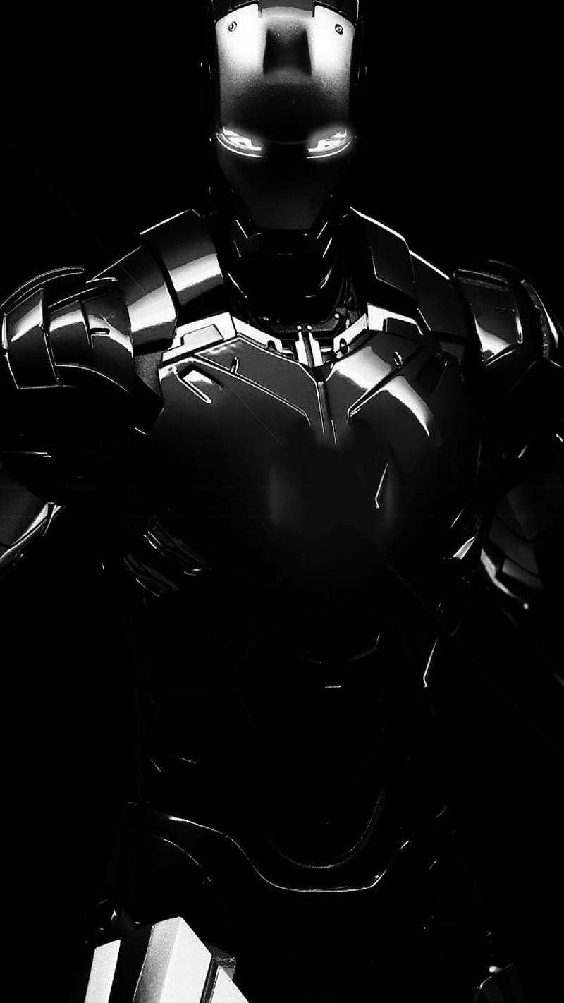 Black Armor, androidnfuture, armor, black, cool, droid, futuristic, new, robot, HD phone wallpaper