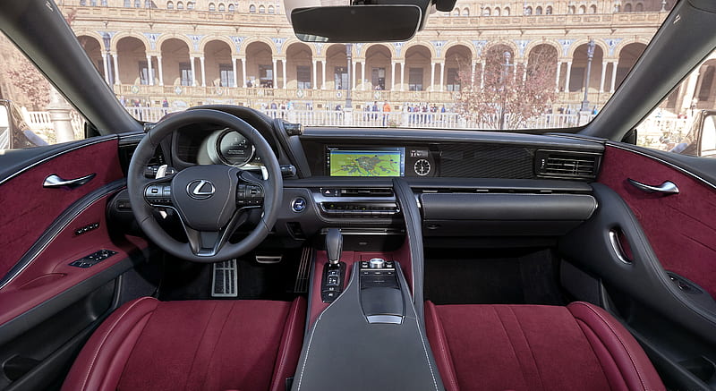 2018 Lexus LC 500h Hybrid (Color: Caviar) - Interior, Cockpit , car, HD wallpaper