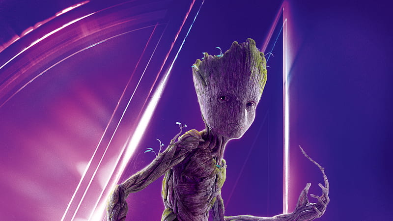 Groot In Avengers Infinity War Poster, groot, avengers-infinity-war, 2018-movies, movies, poster, HD wallpaper