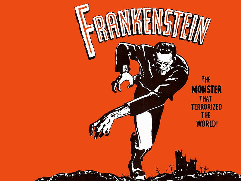 Frankenstein , movies - monsters - vintage - horor - classic, HD wallpaper