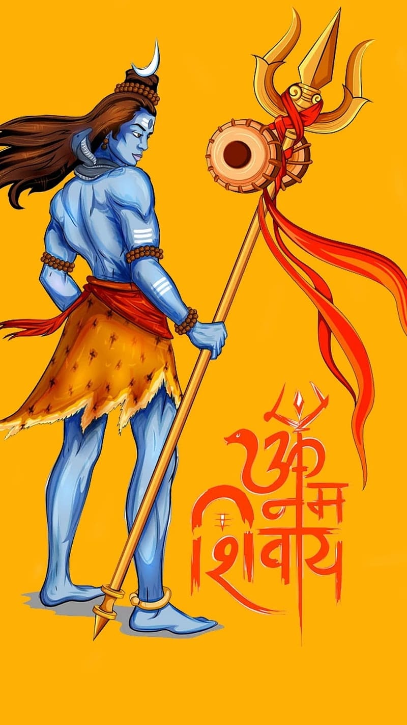 Om Namah Shivaya With Shiv Shambhu, om namah shivaya, shiv shambhu, god, HD phone wallpaper