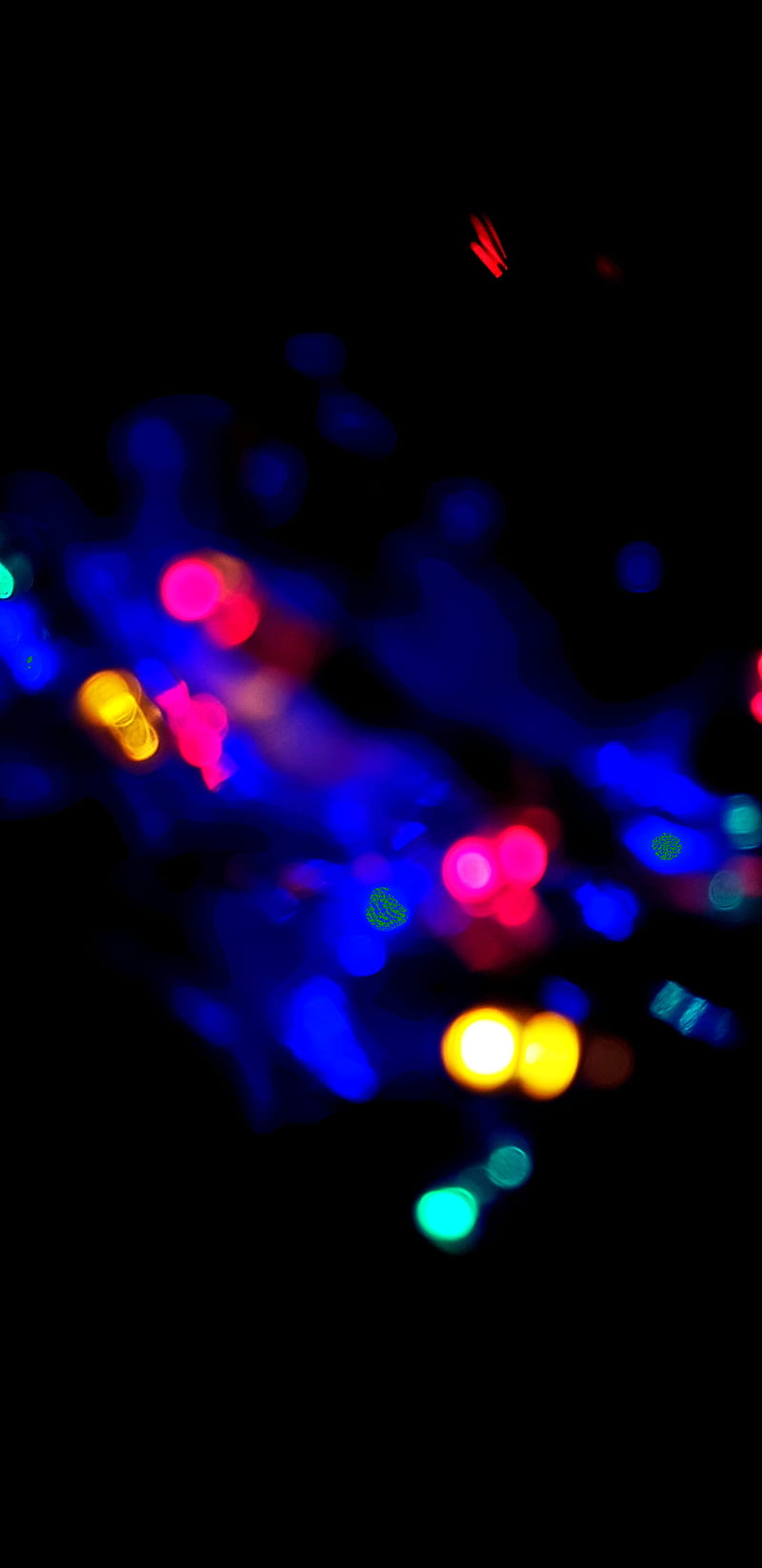 Abstract light, vibrant, color, christmas lights, lights, plus, polka, splash, purple, stripes, dot, HD phone wallpaper